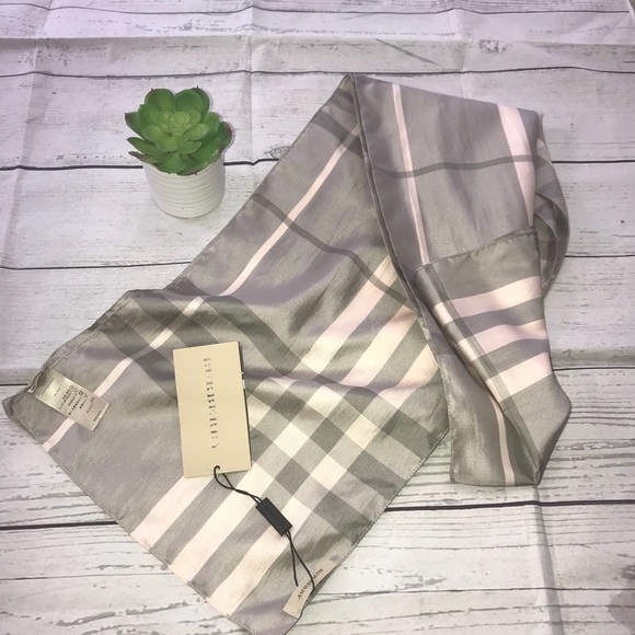 Burberry Accessories - Authentic Burberry silk scarf